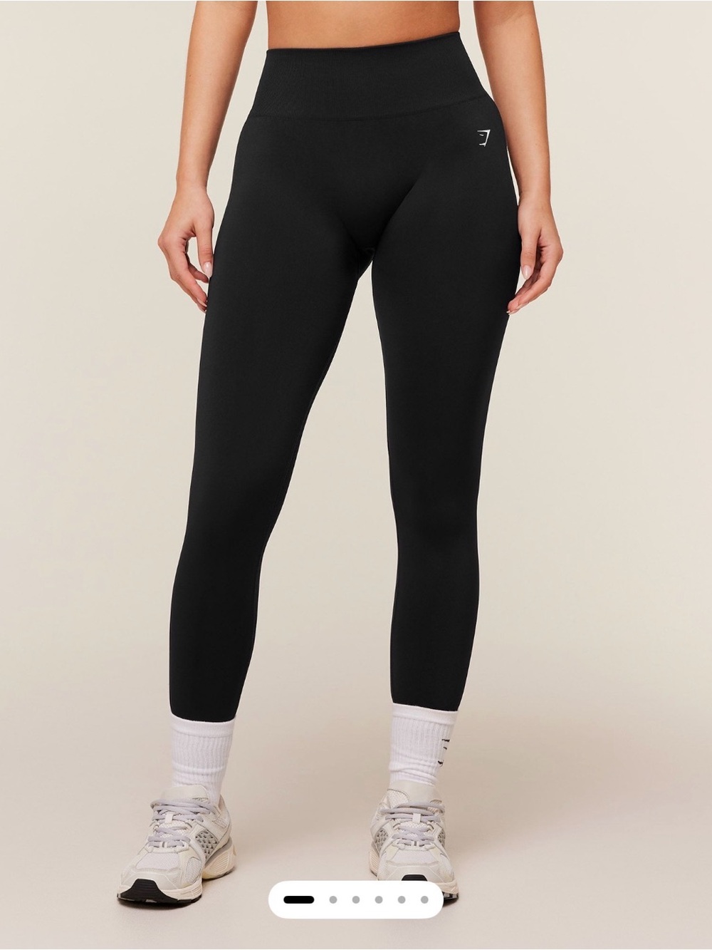 Gymshark Black High-Rise Seamless Leggings